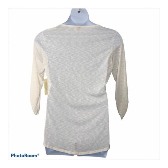 Reba On The Horizon Western Ruched Sleeve Embellished Cowgirl Blouse Medium NWT - Picture 4 of 16